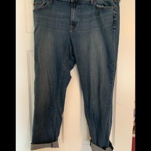 Loft boyfriend jeans sz 14. GUC